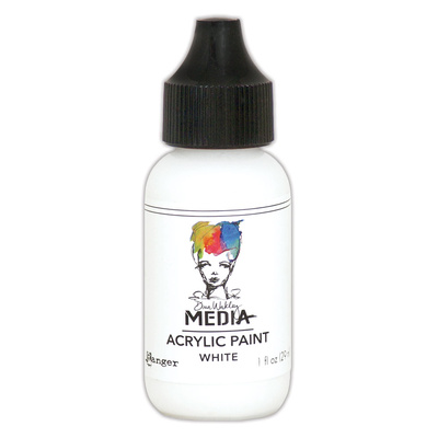 Dina Wakley MEdia Acrylic Paint - White