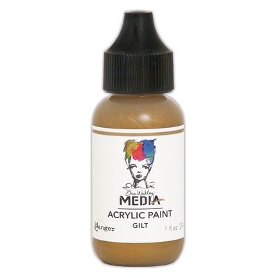 Dina Wakley MEdia Acrylic Paint - Gilt