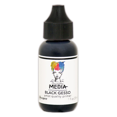 Dina Wakley MEdia - Gesso Black (29ml)