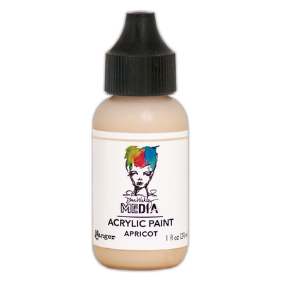 Dina Wakley MEdia Acrylic Paint - Apricot