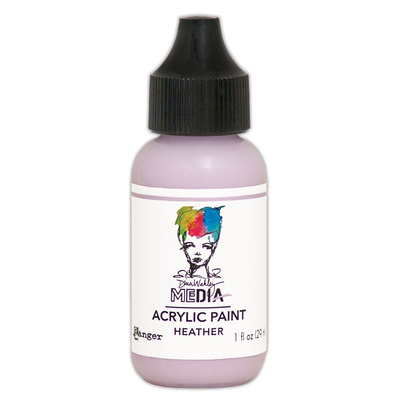 Dina Wakley MEdia Acrylic Paint - Heather