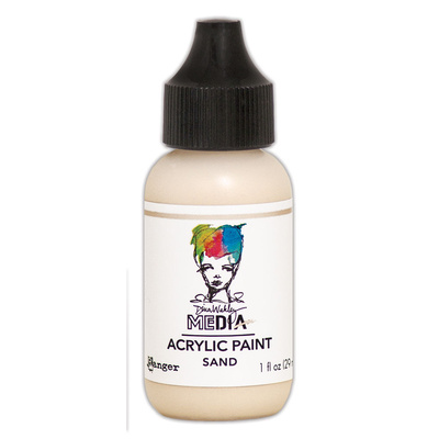 Dina Wakley MEdia Acrylic Paint - Sand