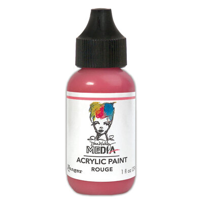 Dina Wakley Media Acrylic Paint - Rouge