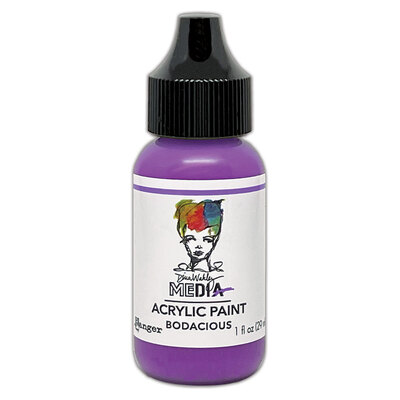 Dina Wakley MEdia Acrylic Paint - Bodacious