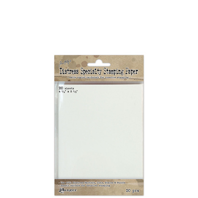 Distress Specialty Stamping Paper 4.25x5.5 (20 Pack)