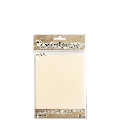 Distress Heavystock - Mixed Media 4.25x5.5 (20 Pack)