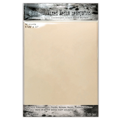 Distress Heavystock - Mixed Media 8.5x11 (10 Pack)