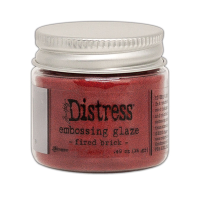 Distress Embossing Glaze - Fired Brick