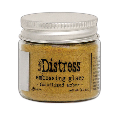 Distress Embossing Glaze - Fossilized Amber