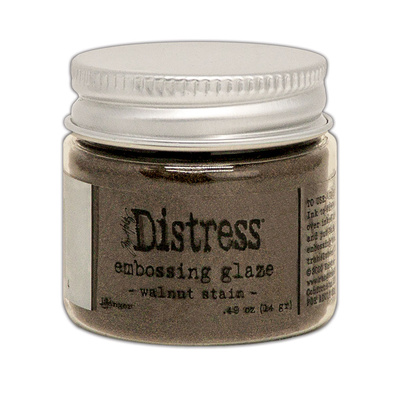 Distress Embossing Glaze - Walnut Stain