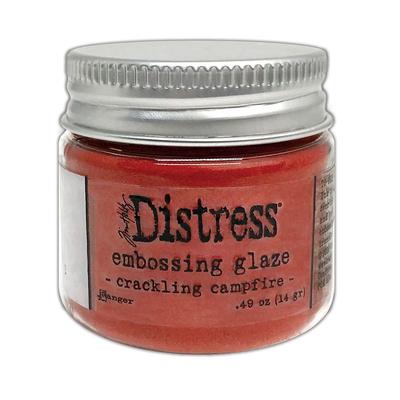 Distress Embossing Glaze - Crackling Campfire