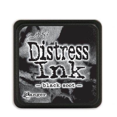 Distress Ink Pad Mini - Black Soot