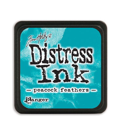 Distress Ink Pad Mini - Peacock Feathers