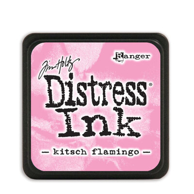 Distress Ink Pad Mini - Kitsch Flamingo