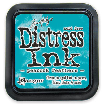 Distress Ink Pad - Peacock Feathers