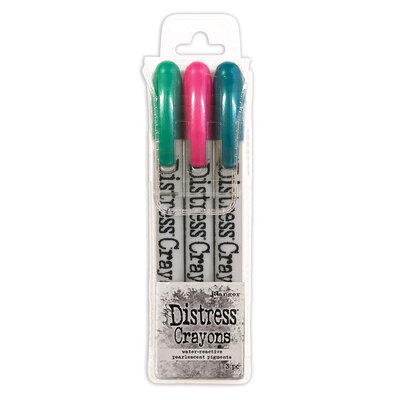 Distress Pearl Crayons Holiday Set 4 Ltd Ed