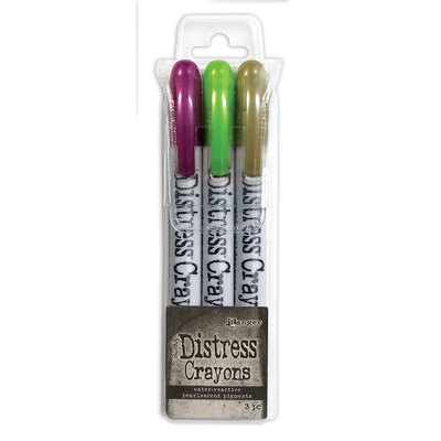 Distress Pearl Crayons Halloween Set 4 Ltd Ed