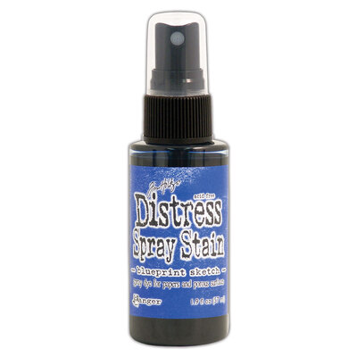 Distress Spray Stain - Blueprint Sketch
