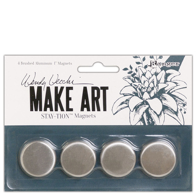 Wendy Vecchi Make Art Stay-tion Magnets (4 Pack)