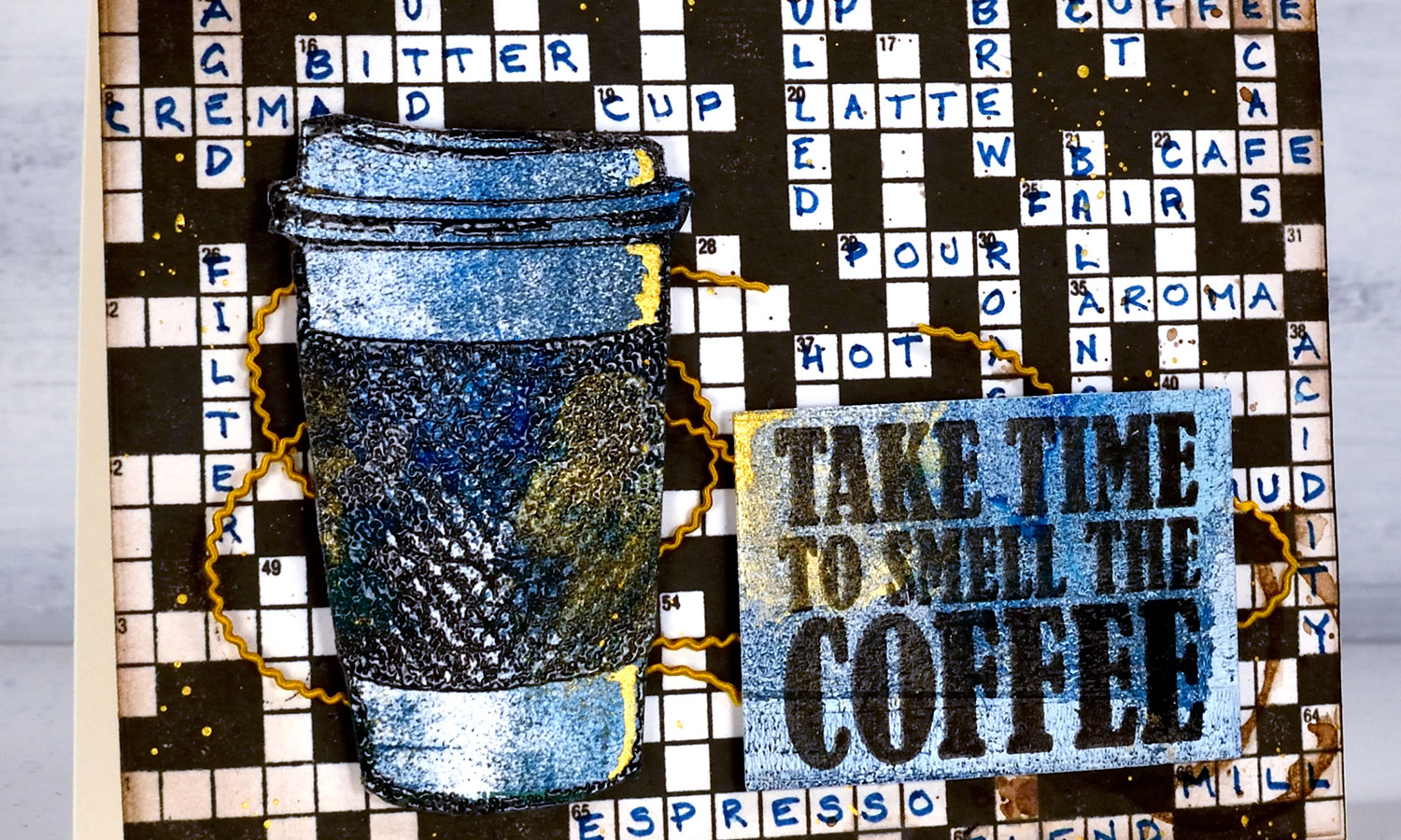 Darkroom Door Crossword Background Stamp Ideas